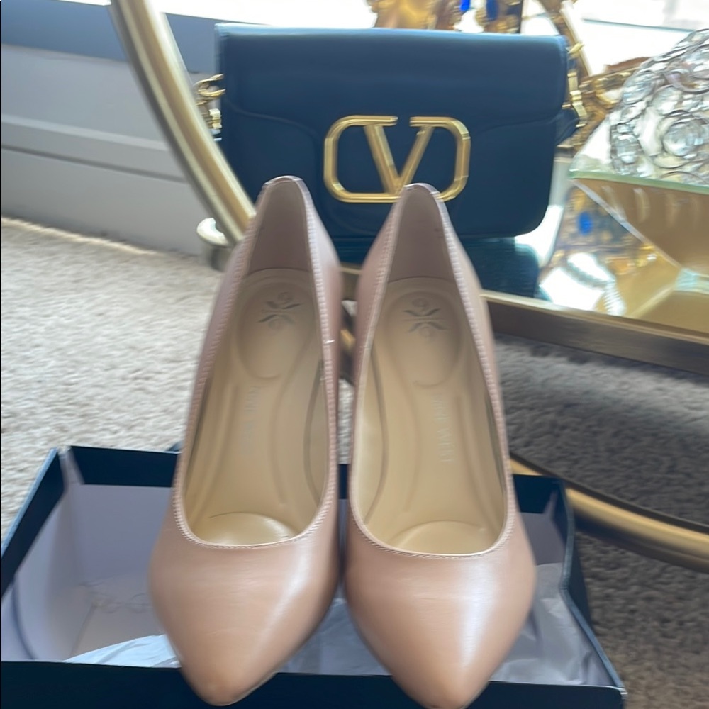 Nine West Nude Heels